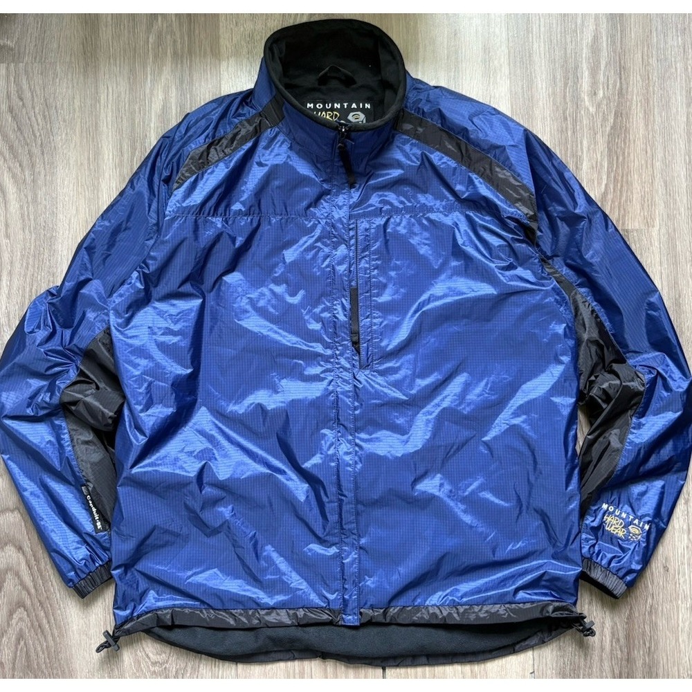 Vintage Mountain Hardwear Conduit SL Nylon Grid Soft Shell Jacket Blue Womens 12